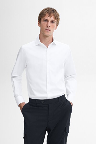 Massimo Dutti Slim fit %100 pamuklu gömlek