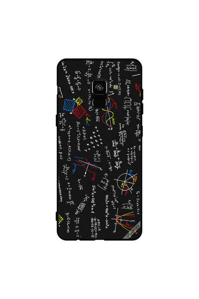 Covernex غطاء حماية لهاتف سامسونج جالاكسي A8+ (2018) لغز الرياضيات