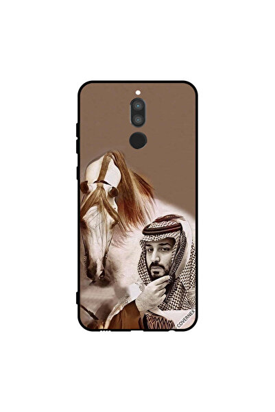 Covernex غطاء حماية لهاتف هواوي ميت 10 لايت محمد بن سلمان أمام حصان