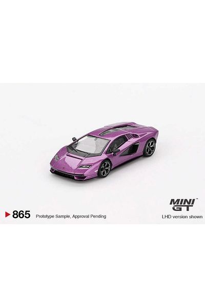 mini gt Lamborghini Countach Lpi 800-4 Viola 30 Years