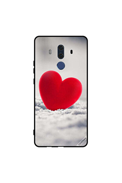 Covernex غطاء حماية لهاتف هواوي ميت 10 برو بتصميم قلب أحمر جميل