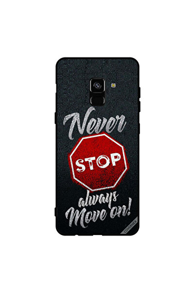 Covernex غطاء حماية لهاتف سامسونج جالكسي A8+ (2018) لا تتوقف أبدًا، تحرك دائمًا