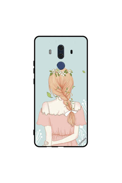 Covernex غطاء حماية لهاتف هواوي ميت 10 برو، فتاة واقفة بمظهر لطيف