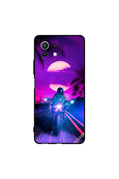 Covernex غطاء حماية لهاتف شاومي مي 11 لايت - راكب الدراجة النارية يترك القمر ...