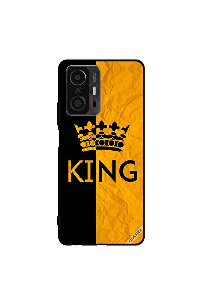 Covernex غطاء حماية لهاتف شاومي 11T برو كينج أسود وأصفر
