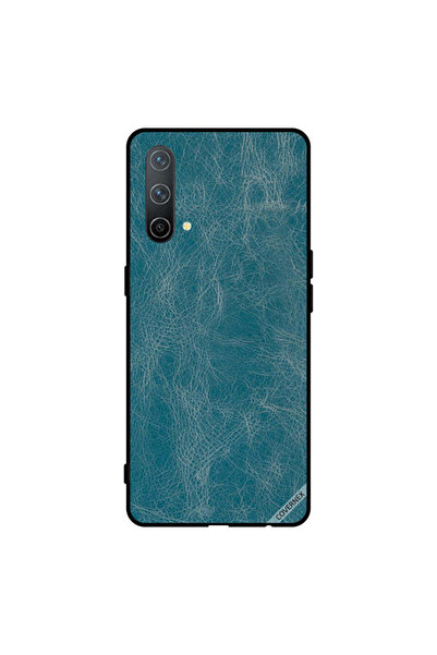 Covernex غطاء حماية لهاتف Oneplus Nord CE 5G بنمط جلدي أزرق