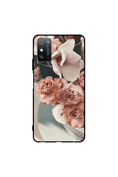 Covernex غطاء حماية لهاتف Honor X10 Max 5G بنقشة زهور الخوخ