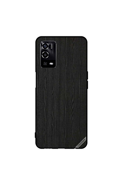 Covernex Protective Case Cover For Oppo A55/56 Black Wooden Pattern