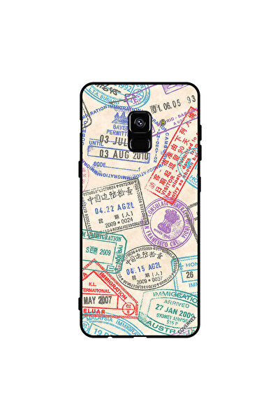 Covernex غطاء حماية لهاتف سامسونج جالاكسي A8+ (2018) طوابع السفر