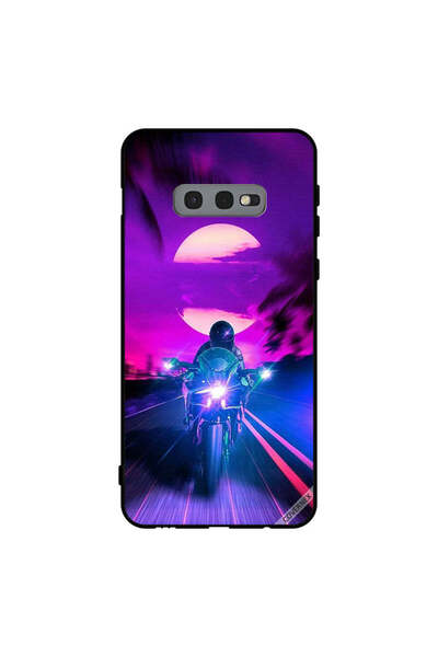 Covernex غطاء حماية لهاتف سامسونج جالاكسي S10e راكب الدراجة النارية يترك القم...