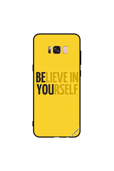 Covernex غطاء حماية لهاتف سامسونج جالاكسي S8+ - ثق بنفسك - أصفر