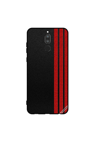 Covernex غطاء حماية لهاتف هواوي ميت 10 لايت بثلاثة خطوط عمودية حمراء
