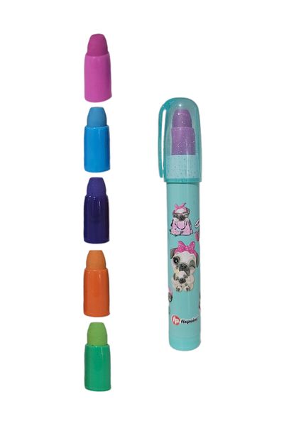 FixPoint Cute Egg-Laying Rocket Eraser Green Dog (1 Piece)