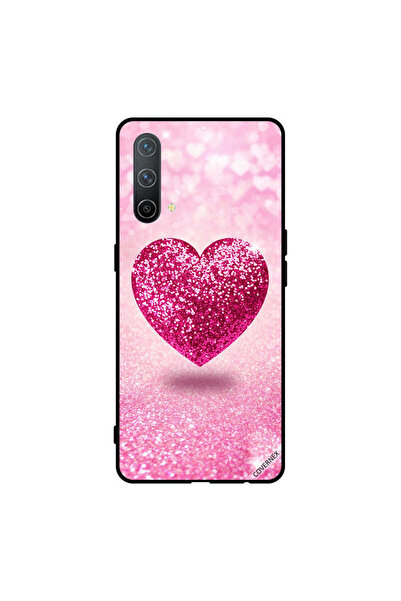 Covernex غطاء حماية لهاتف Oneplus Nord CE 5G - قلب وردي لامع