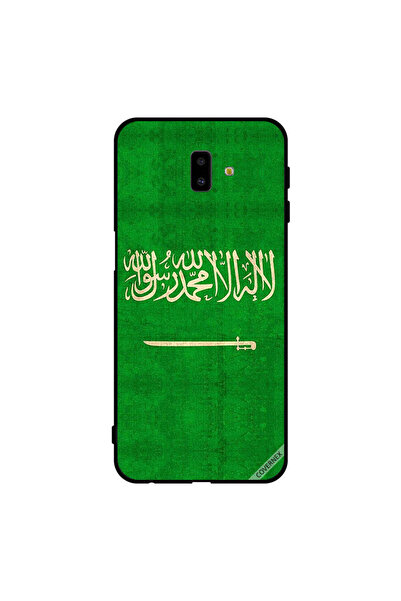 Covernex غطاء حماية لهاتف سامسونج جالاكسي J6+ بعلم المملكة العربية السعودية ا...