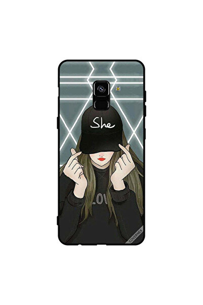 Covernex غطاء حماية لهاتف سامسونج جالاكسي A8+ (2018) She On Cap