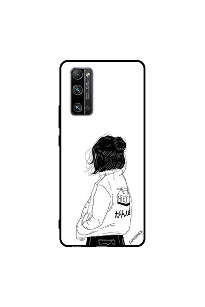 Covernex غطاء حماية لهاتف Honor 30 Pro+ فتاة تفكر بعمق كبير