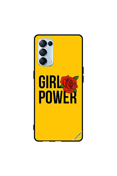 Covernex Protective Case Cover For Oppo Reno5 Pro 5G Girl Power Yellow