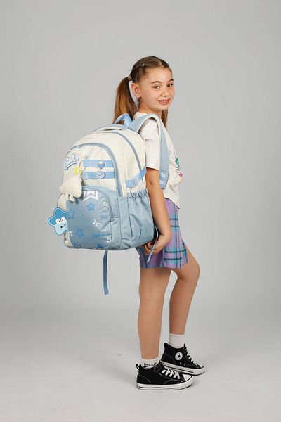 Waddell Rucsac casual cu licență Twil Star Pattern, rucsac școlar