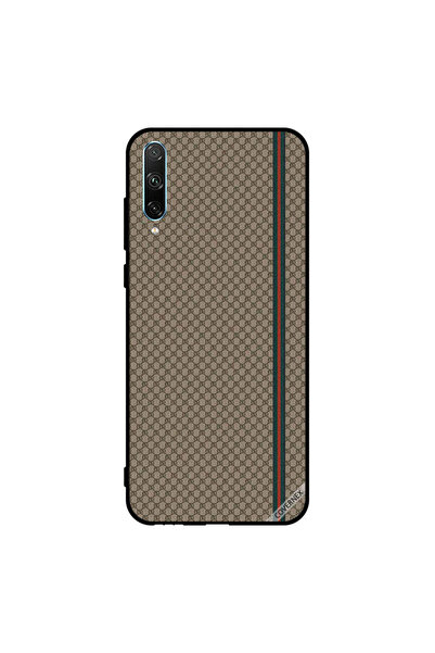 Covernex غطاء حماية لهاتف Honor 30i بخطوط حمراء وخضراء على نمط بني