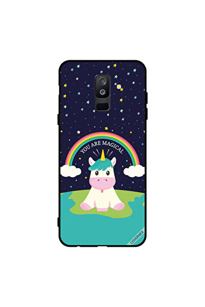 Covernex غطاء حماية لهاتف سامسونج جالاكسي A6+ (2018) بتصميم وحيد القرن السحري