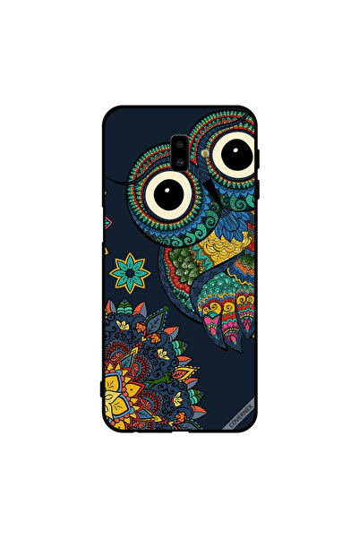 Covernex غطاء حماية لهاتف سامسونج جالاكسي J6+ بتصميم بومة زهرية