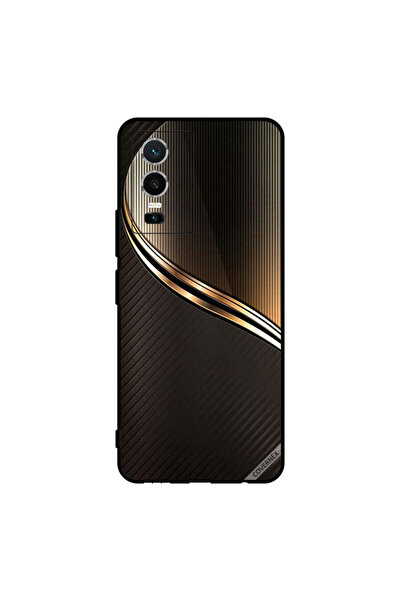 Covernex غطاء حماية لهاتف فيفو Y76 5G بنمط سرقة ذهبي داكن