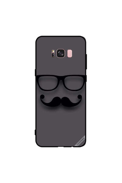 Covernex غطاء حماية لهاتف سامسونج جالاكسي S8+ - أسود - زجاج وشارب