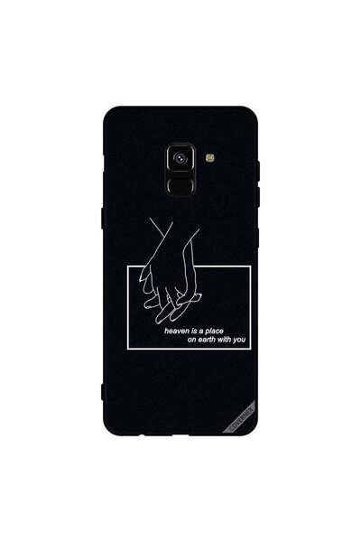 Covernex غطاء حماية لهاتف سامسونج جالاكسي A8+ (2018) الجنة مكان على الأرض معك