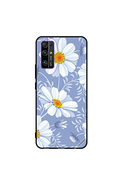 Covernex غطاء حماية لهاتف Honor 30 بطبعة زهور بيضاء متفتحة