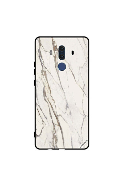 Covernex غطاء حماية لهاتف هواوي ميت 10 برو بنمط رخامي أبيض متشقق