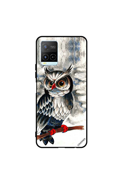 Covernex Protective Case Cover For Vivo Y32 Owl Drawing Art