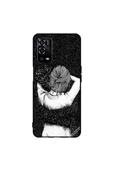 Covernex غطاء حماية لهاتف Oppo A55/56 - خيال فتاة خربشة ليلية