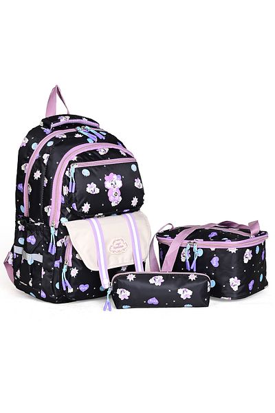 Relaxion 1380 Triple Set – School Bag, Lunchbox & Pen Holder