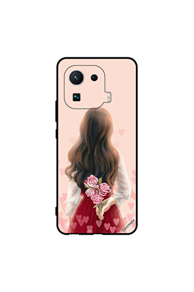 Covernex غطاء حماية لهاتف شاومي مي 11 برو - فتاة تخفي الزهور