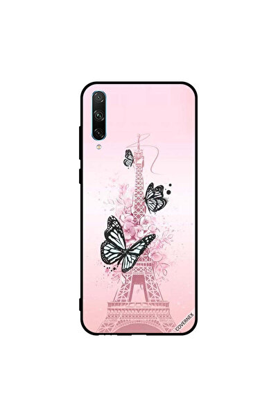 Covernex غطاء حماية لهاتف Honor 30i برسومات فراشات سوداء على برج إيفيل