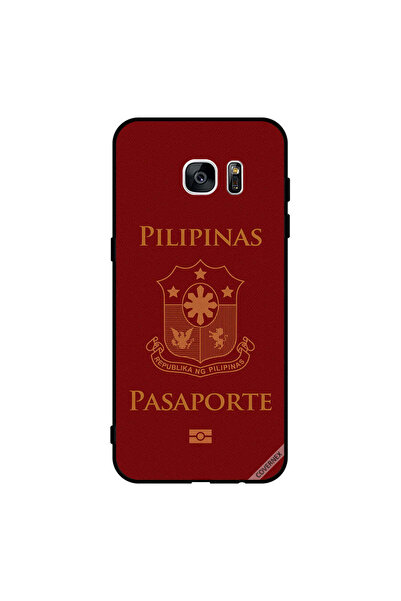 Covernex غطاء حماية لهاتف سامسونج جالاكسي S7 إيدج - جواز سفر فلبيني
