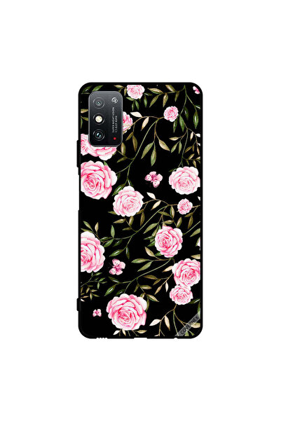Covernex غطاء حماية لهاتف Honor X10 Max 5G بنقشة ورود وردية في باقات من الأور...