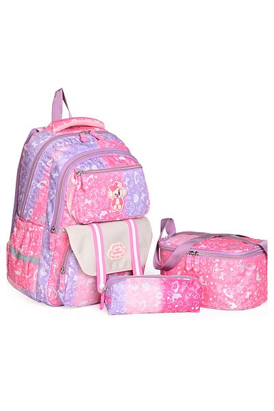 Relaxion Set de trei 1380 – ghiozdan, cutie de prânz și suport pentru stilou