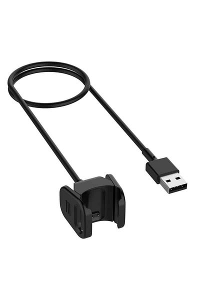 Edman Charging Cable for Fitbit Charge 3 Bracelet, Black