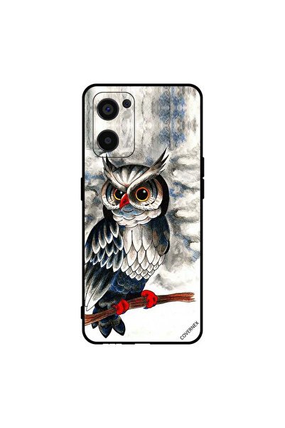 Covernex غطاء حماية لهاتف Oppo Reno7 SE 5G - رسم بومة