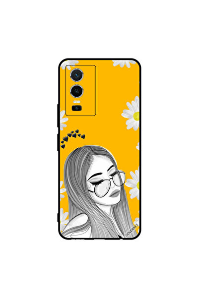 Covernex غطاء حماية لهاتف فيفو Y76 5G - فتاة تحب خيالات النظارات