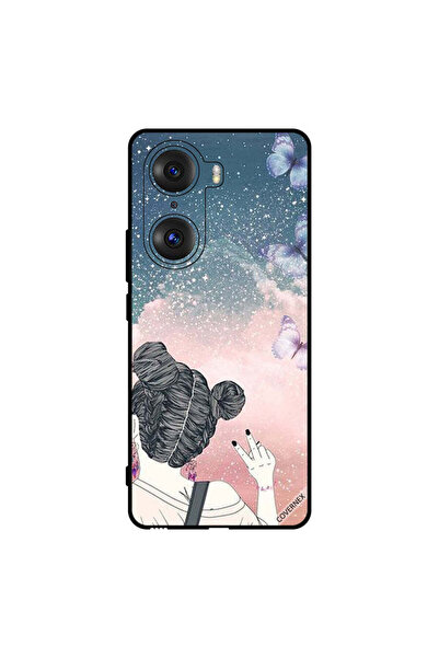 Covernex غطاء حماية لهاتف Honor 60 Pro فتاة تصنع علامة النصر