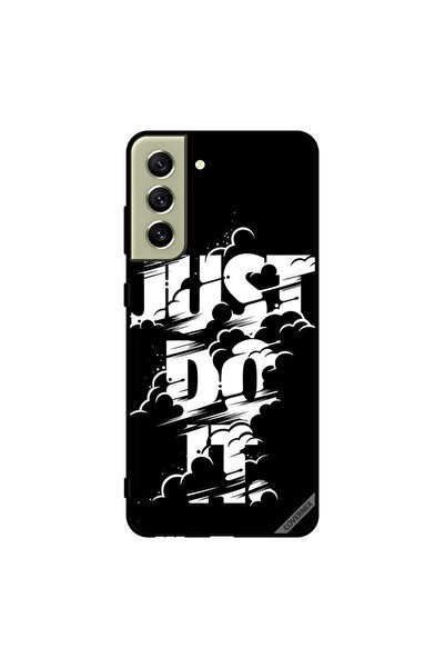 Covernex غطاء حماية لهاتف سامسونج S21 FE، مطبوع عليه Just Do It باللونين الأب...