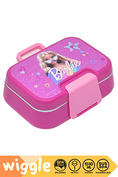 Barbie Bento 1030ml Lunchbox Lisanslı Tek Katlı 2 Bölmeli Paslanmaz Çelik Sef...