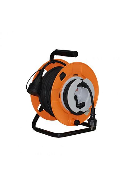 Somogyi Tambur cablu cu stecher, IP44, cablu cauciucat 22 3 m, 3x1,5 mm2 HJR 25-3
