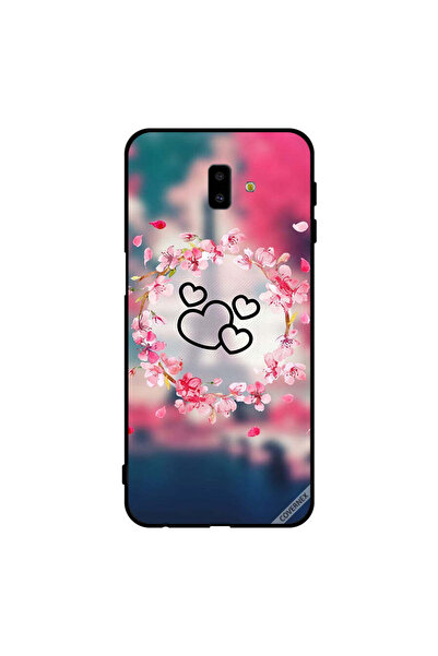 Covernex غطاء حماية لهاتف سامسونج جالاكسي J6+ قلوب سوداء