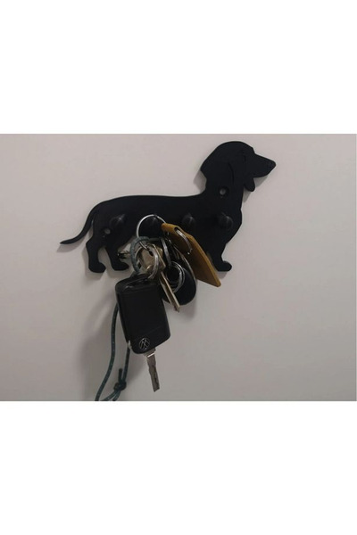 Sevimli Köpek Tasarımlı Askılık - Köpek Tasarımlı Anahtarlık Askılığı