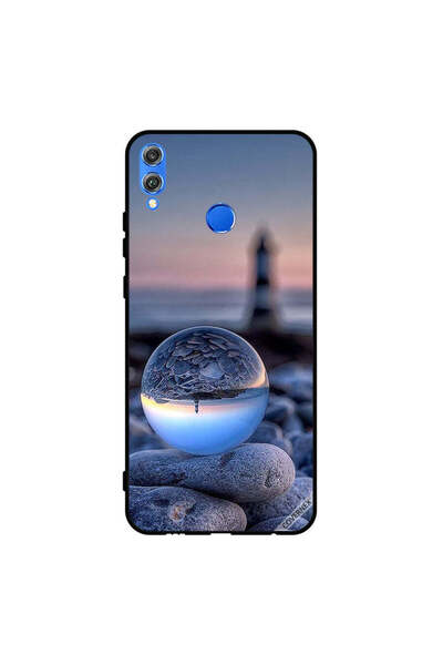 Covernex غطاء حماية لهاتف Honor 8X، تصوير رائع للطبيعة في زجاج دائري