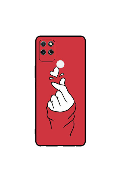 Covernex غطاء حماية لهاتف Honor Play 5T Snap Love أحمر